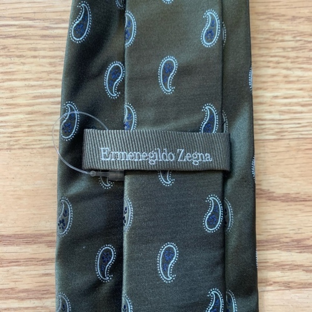 Ermenegildo Zegna RARE “Couture” Seven Fold XXXXX Satin Tie